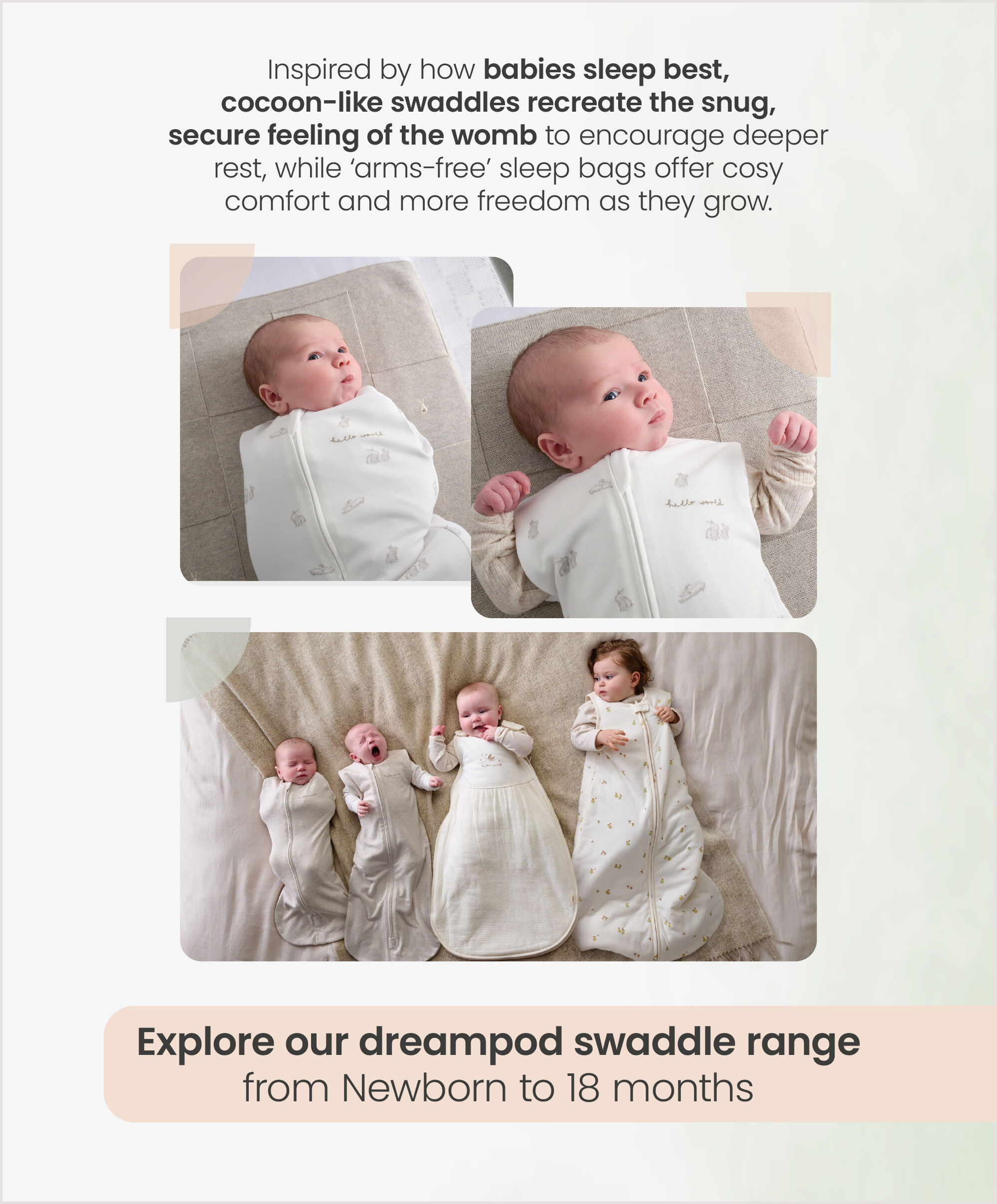 Swaddle - 0-3M - 1.0T Pink image number 3