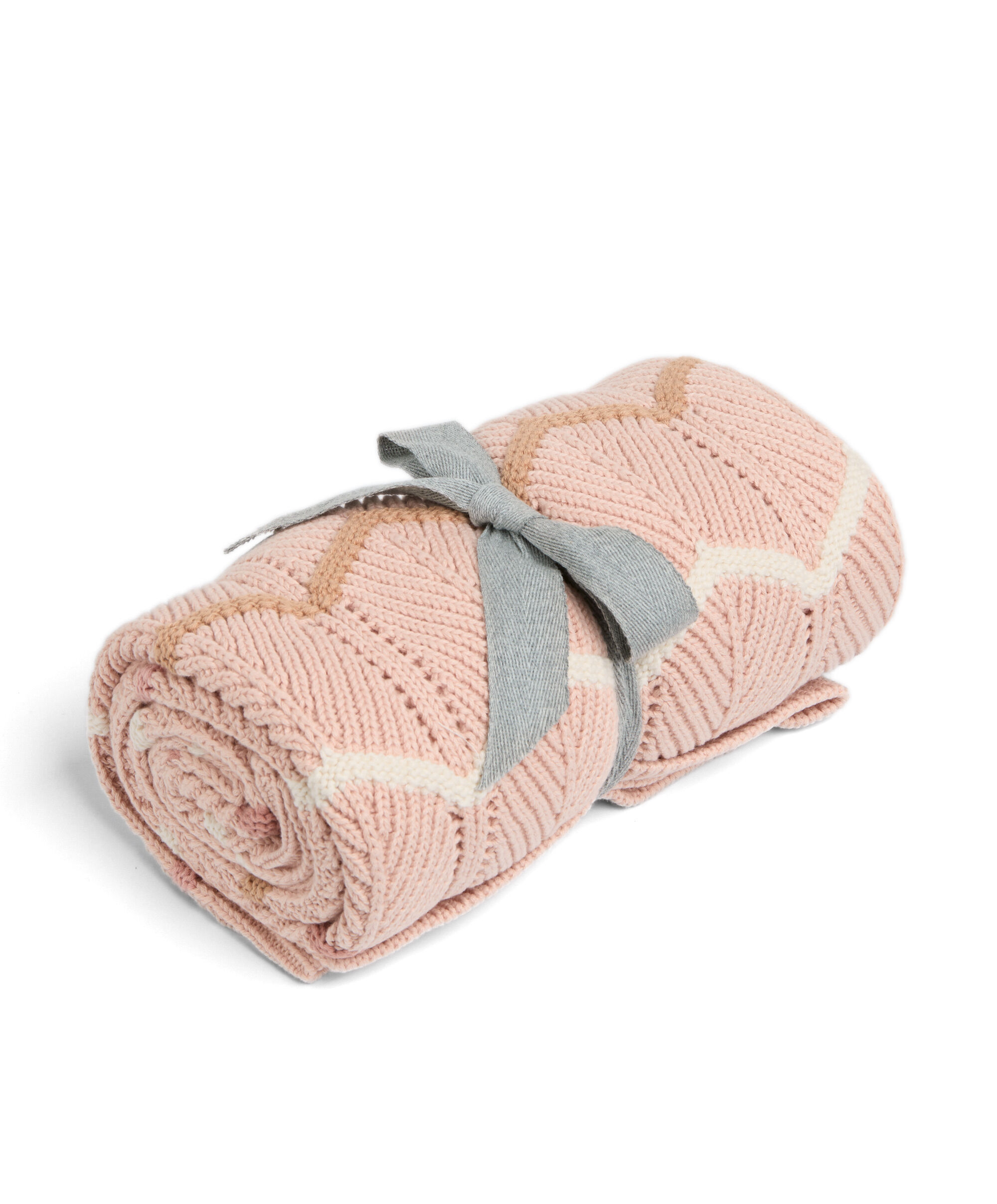 Knitted Blanket - Pink Wave image number 3