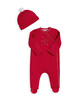 My 1st Christmas Red All In One & Hat image number 1