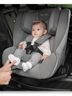 Nuna Rebl Basq Car Seat with Built-in Base - Frost
