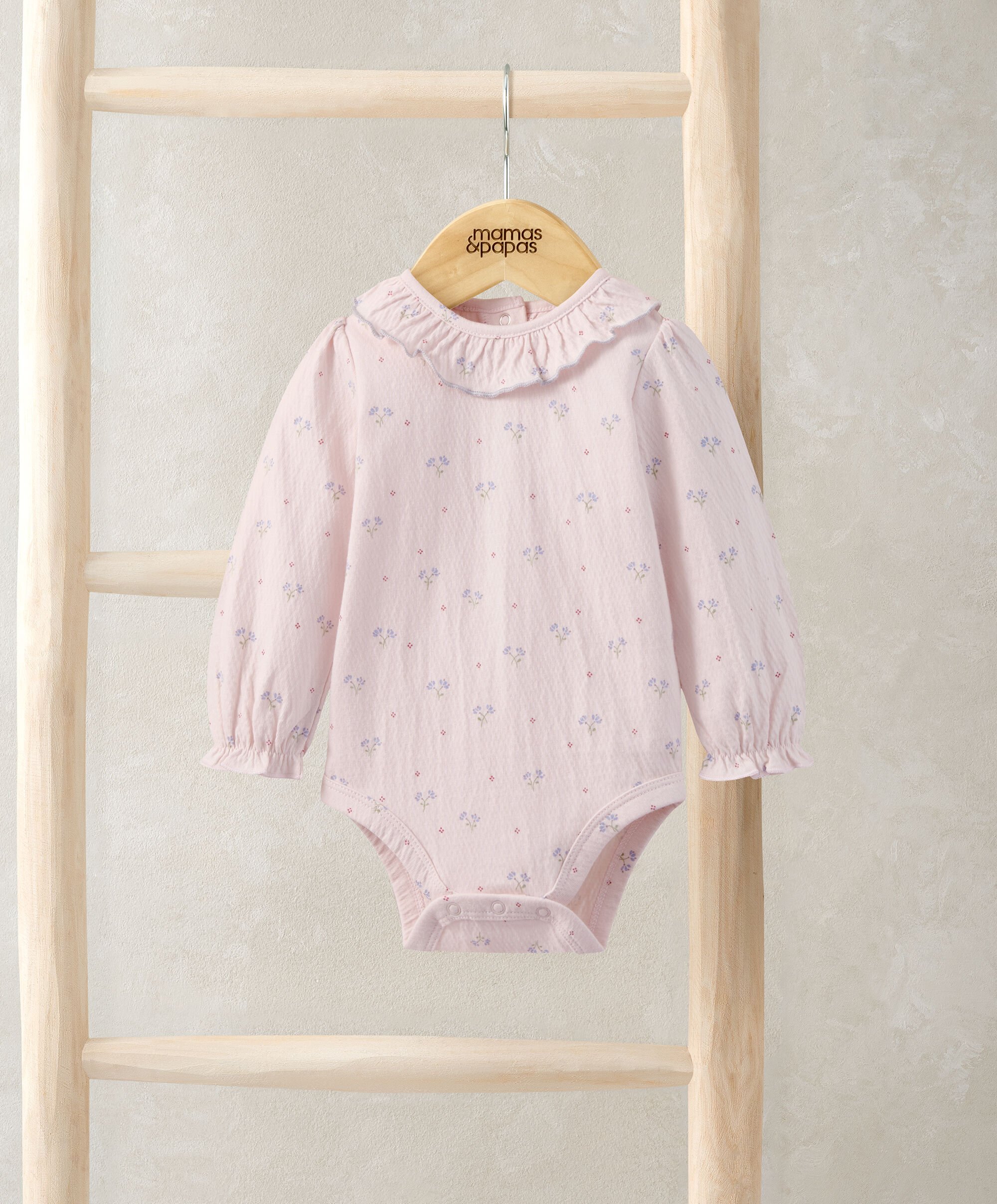 Crinkle Floral Bodysuit image number 1