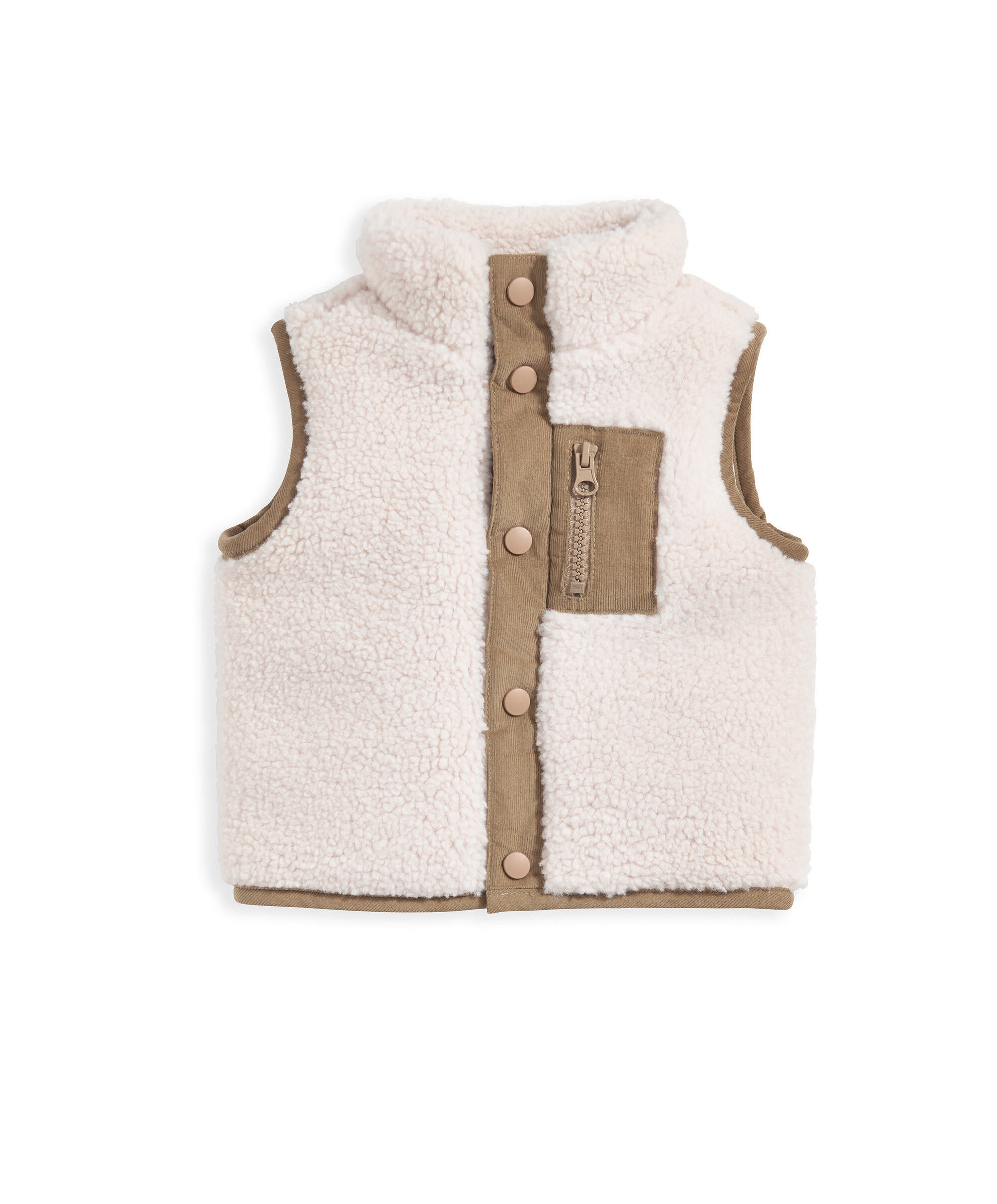 Borg Gilet - Cream image number 2
