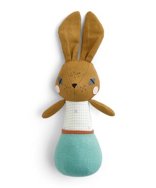 Chime toy bunny - Abi brown