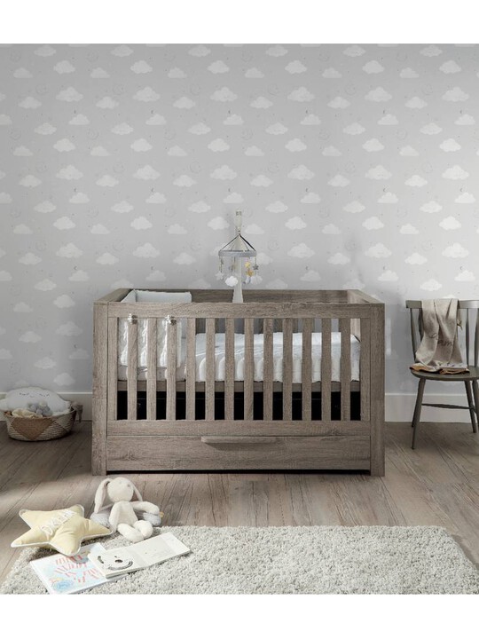 Franklin Convertible Cot & Toddler Bed 3 in 1 - Grey Wash image number 4