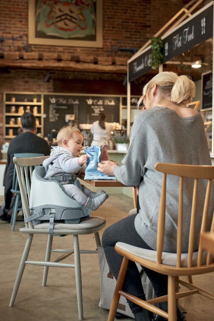 Bug 3-in-1 Floor & Booster Seat with Activity Tray - Bluebell image number 6