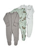 3 Pack of Dinosaur Sleepsuits image number 1