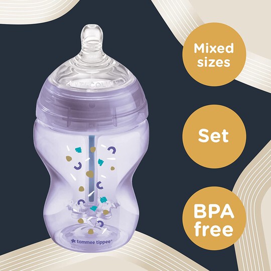 Buy Tommee Tippee Advanced Anti-Colic Starter Bottle Kit Purple