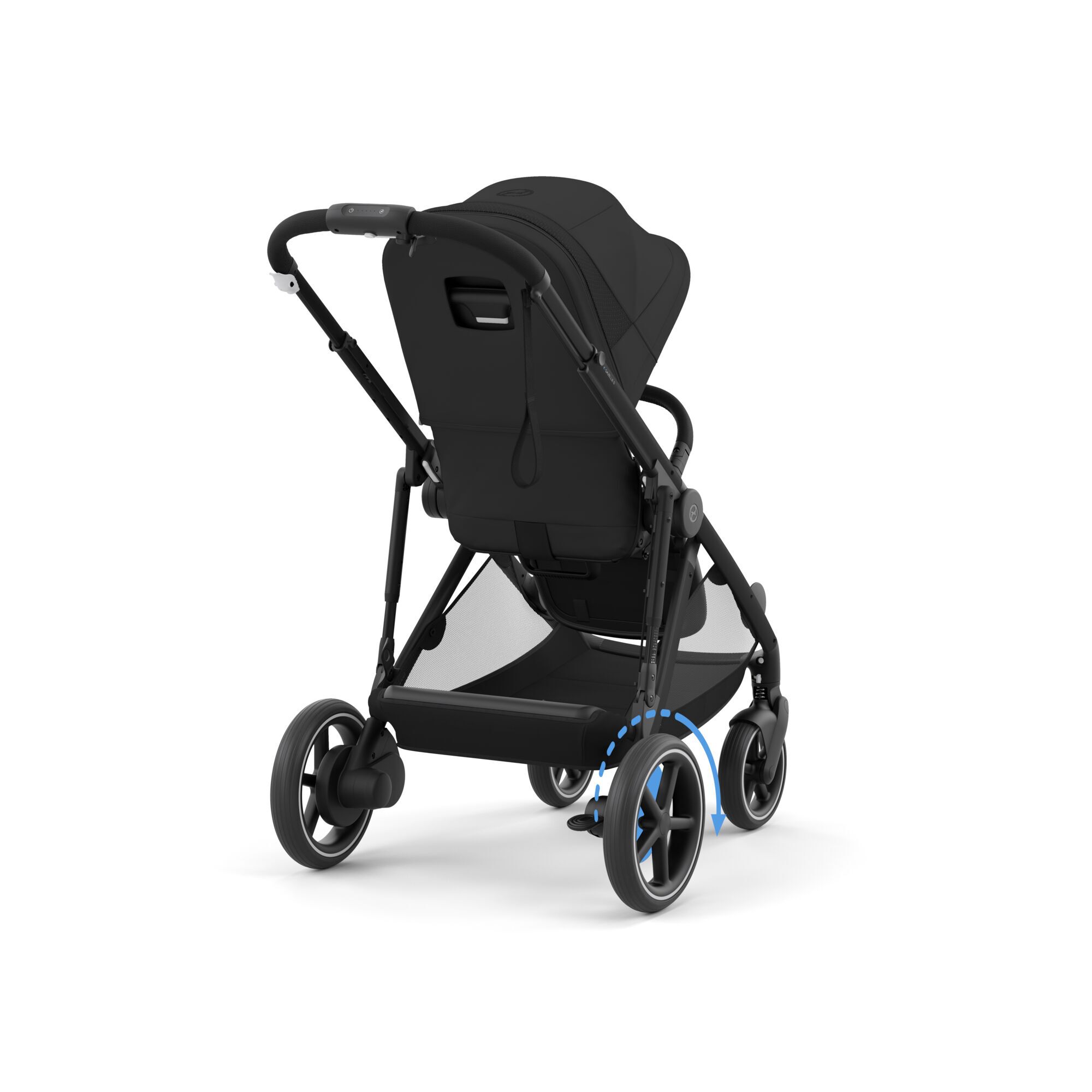 Cybex e-GAZELLE Stroller - Moon Black image number 2