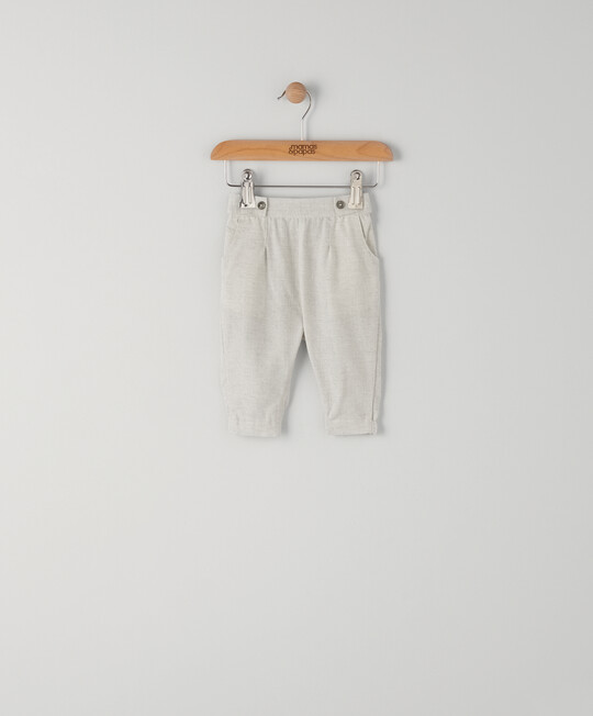 Stone Linen Trouser image number 1