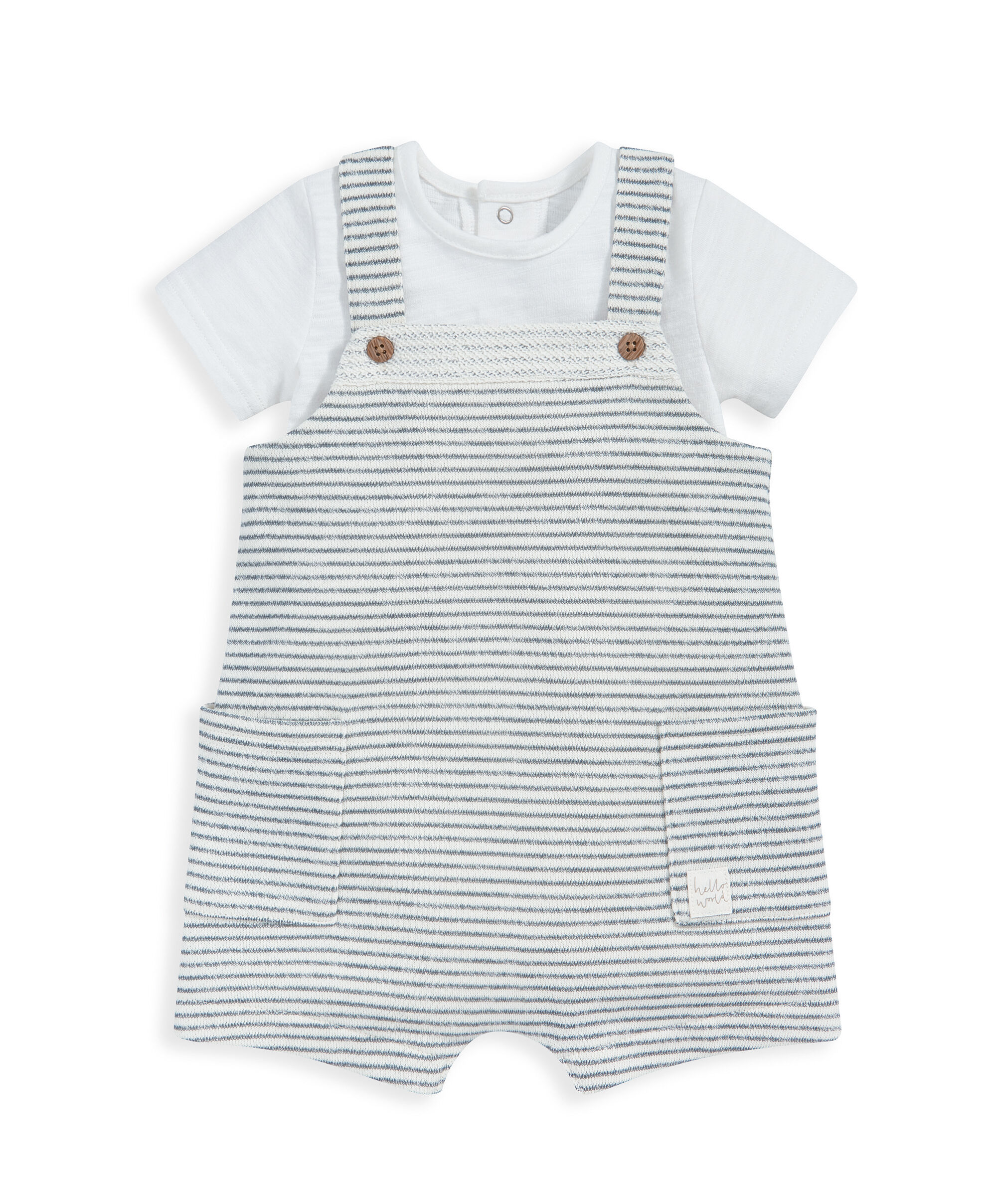 2 Piece Stripe Romper & Bodysuit image number 2