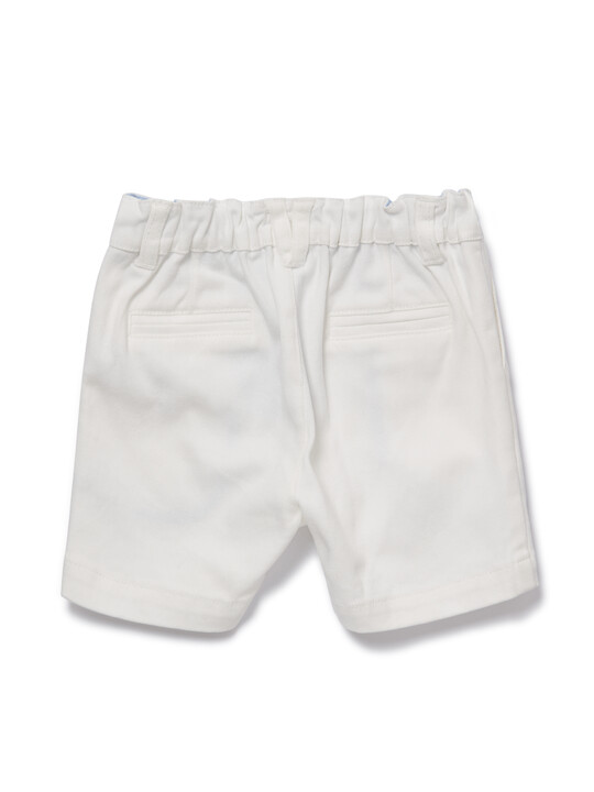 White Chino Shorts image number 2