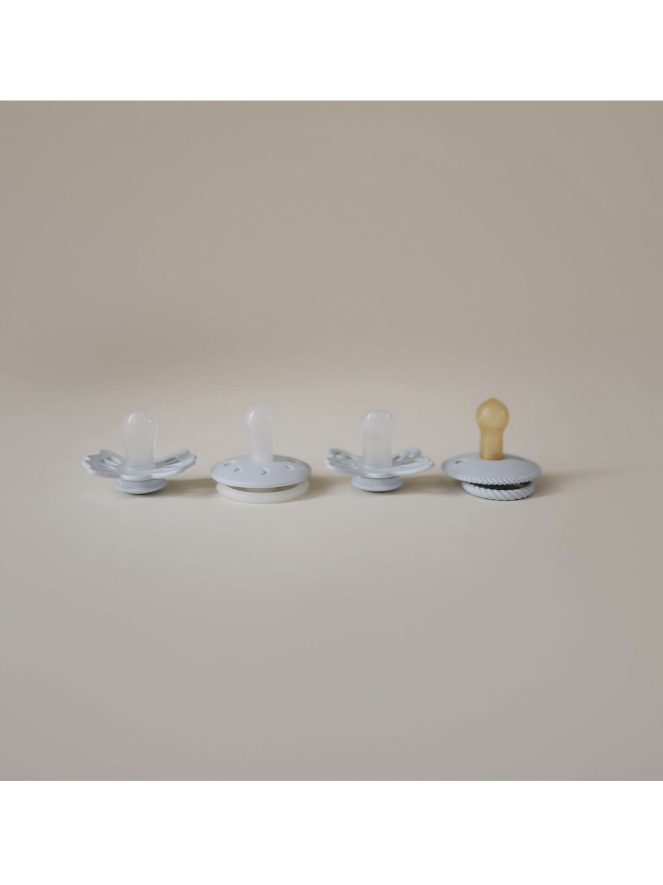 FRIGG Baby's First Pacifier 4-pack - Moonlight Sailing - Powder Blue 0-6M - Size 1 image number 5
