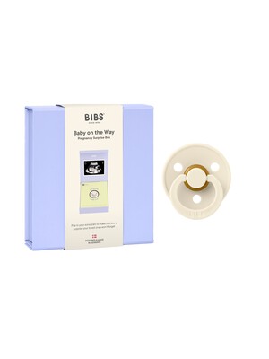 BIBS Gift Set Baby On The Way Latex Size 1 Ivory