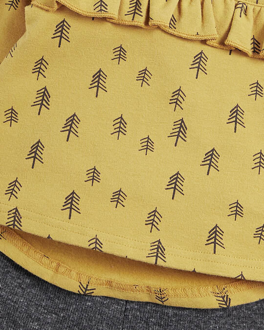 Tree Print Sweatshirt & Leggings set image number 5