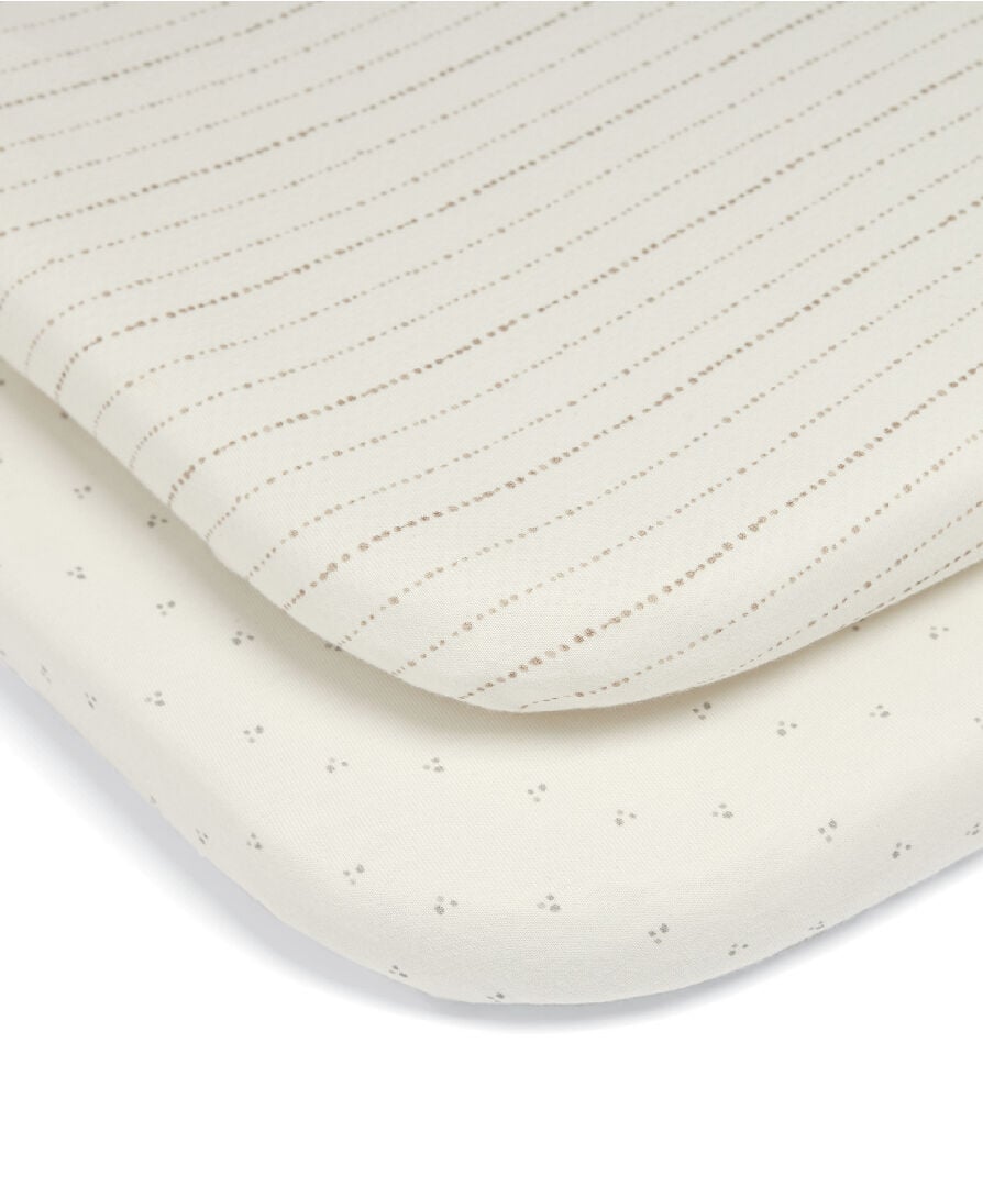 Universal Crib Sheets - Oatmeal (Pack of 2) image number 3