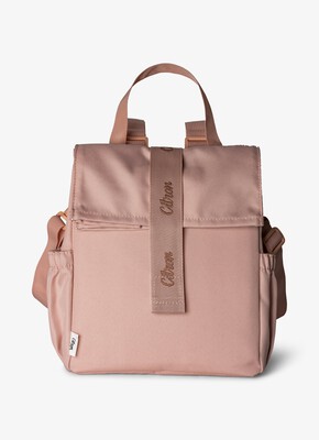 Citron Insulated Rollup Lunchbag - Blush Pink