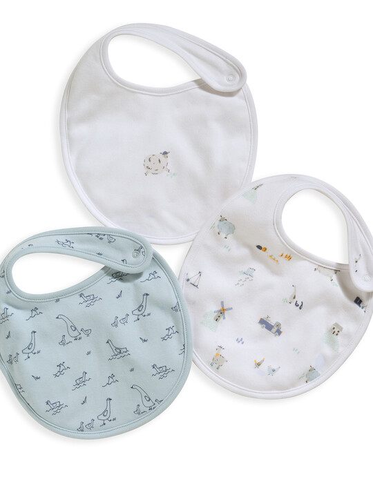 Buy 3 Pack Bibs Blue for AED 59.00 - Big Little Event - Up To 40% Off |  Mamas & Papas UAE