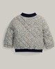 Liberty Print Quilted Bomber Jacket Blue image number 2
