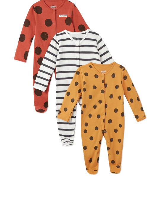 3Pack of  LARGE SPOT Sleepsuits image number 1