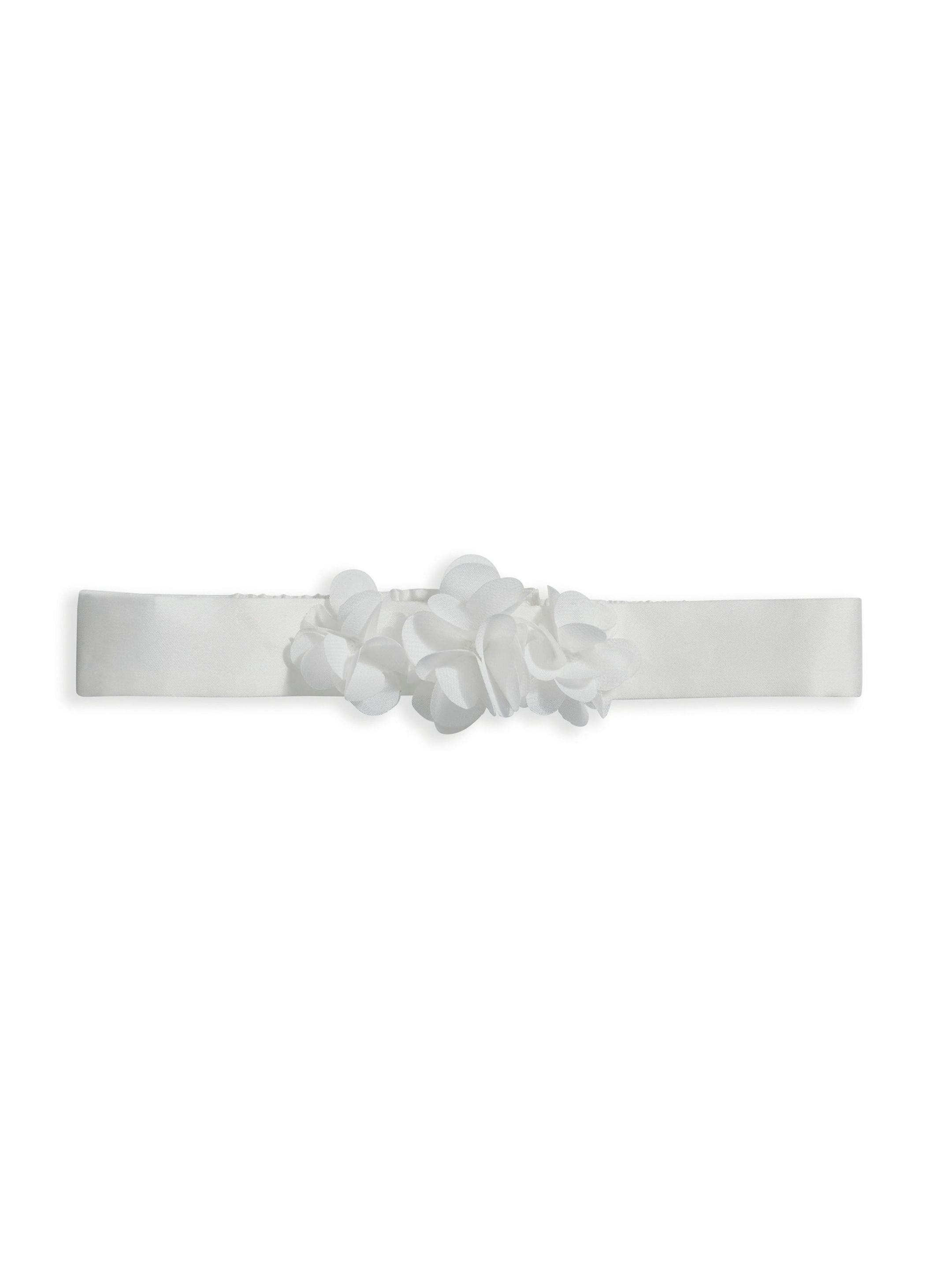 Mesh Flower Girl Dress Baby Gift Set with Muslin Blanket, Headband & Lamb Chime image number 5
