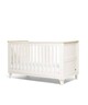Lucca Adjustable Cot to Toddler Bed - Ivory Oak image number 1