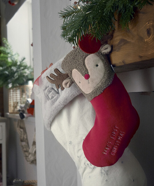 Small Reindeer Stocking image number 2