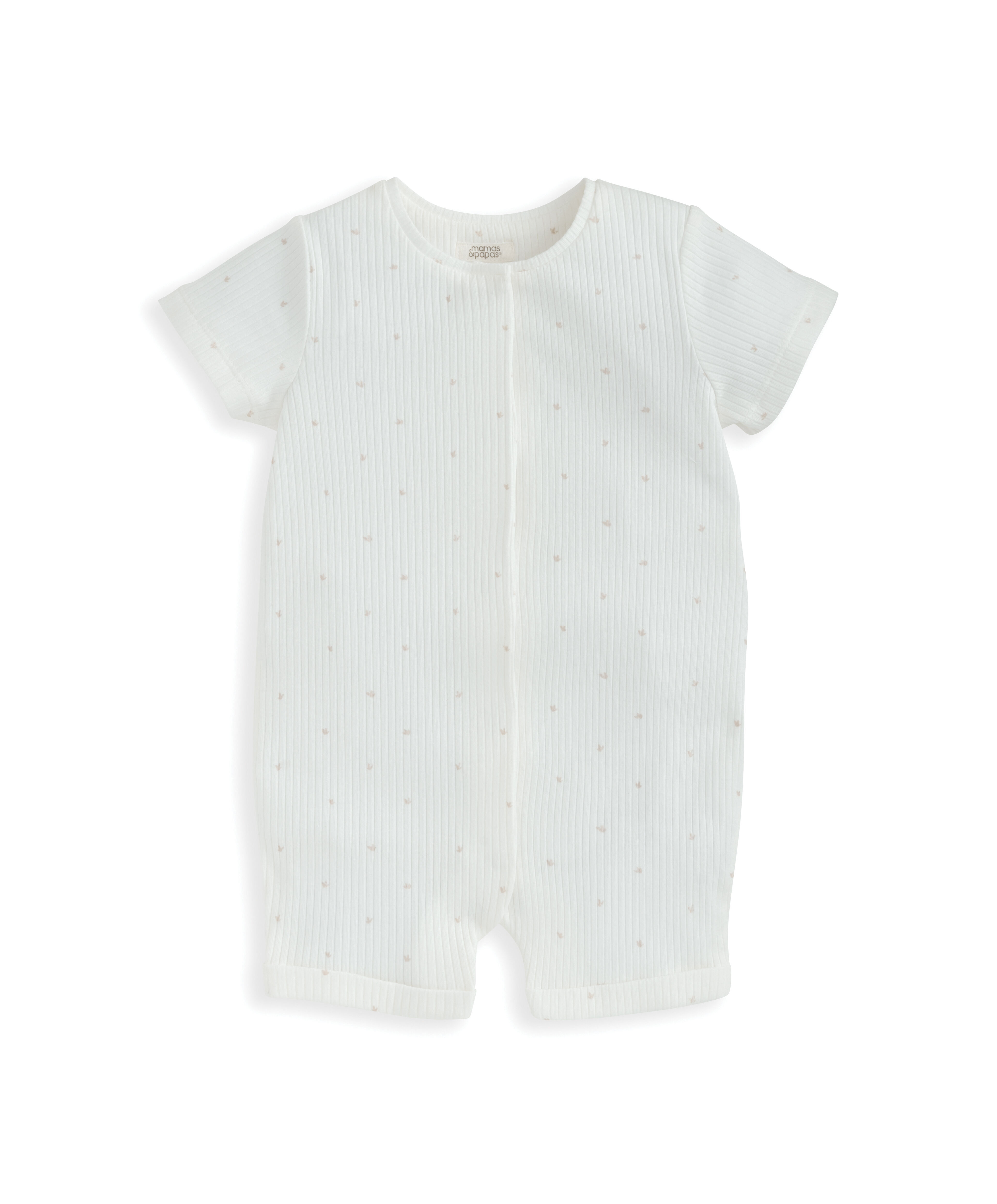 Spot Print Zip Shortie Romper image number 2