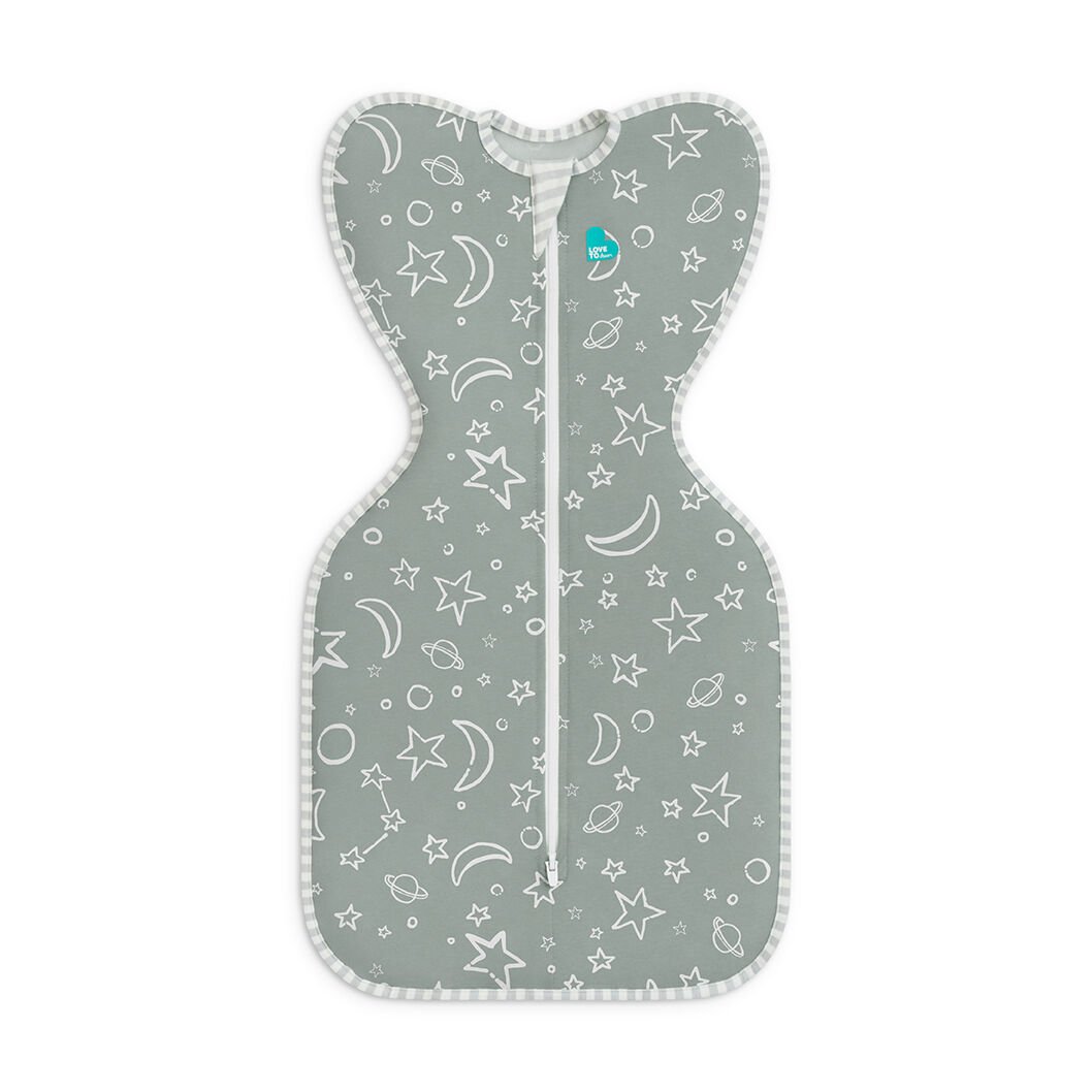 Love to Dream Swaddle UP Bamboo Original Stars & Moon - Olive (Small) image number 2