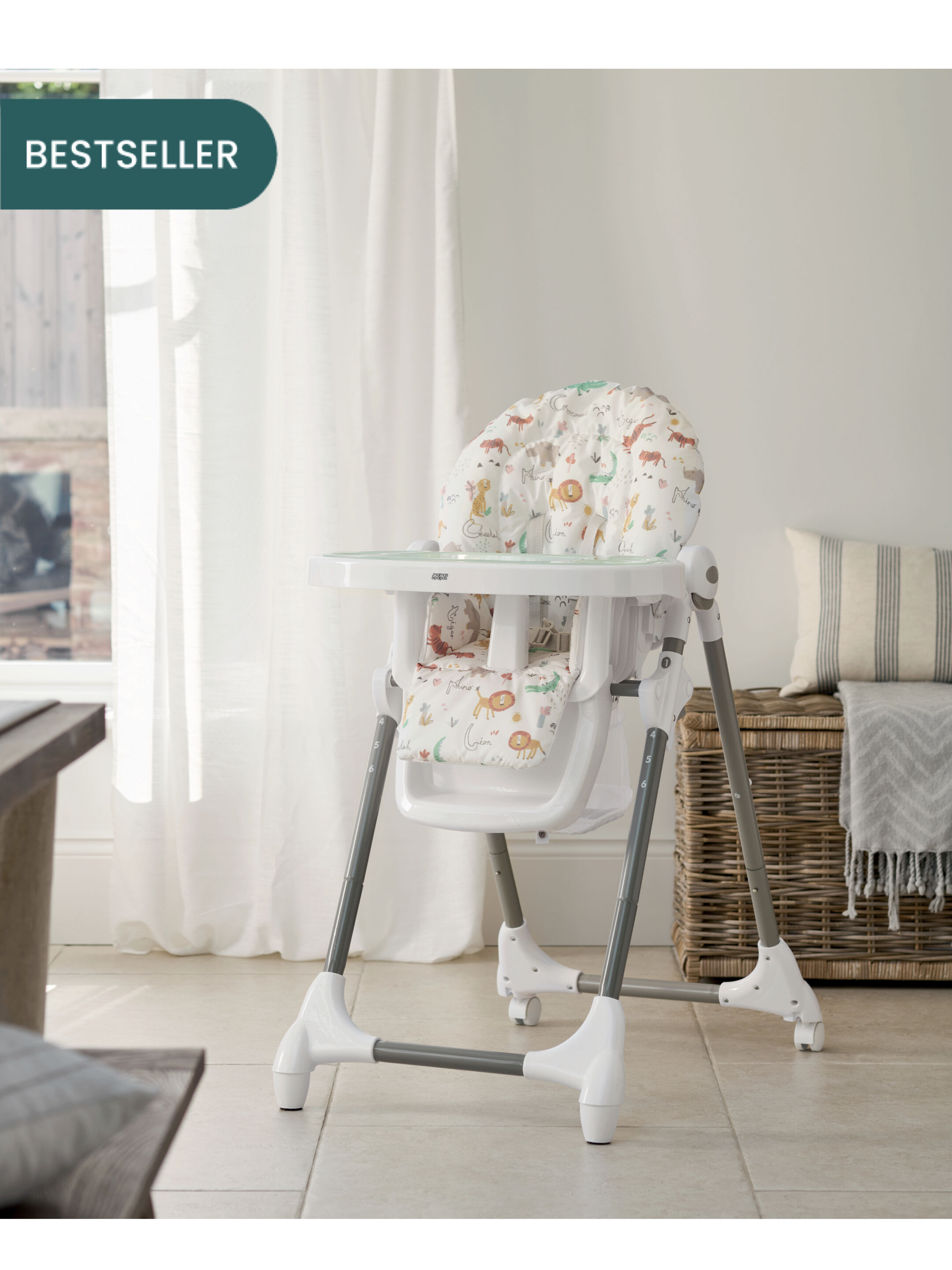 Snax Highchair - Jungle Alphabet image number 1