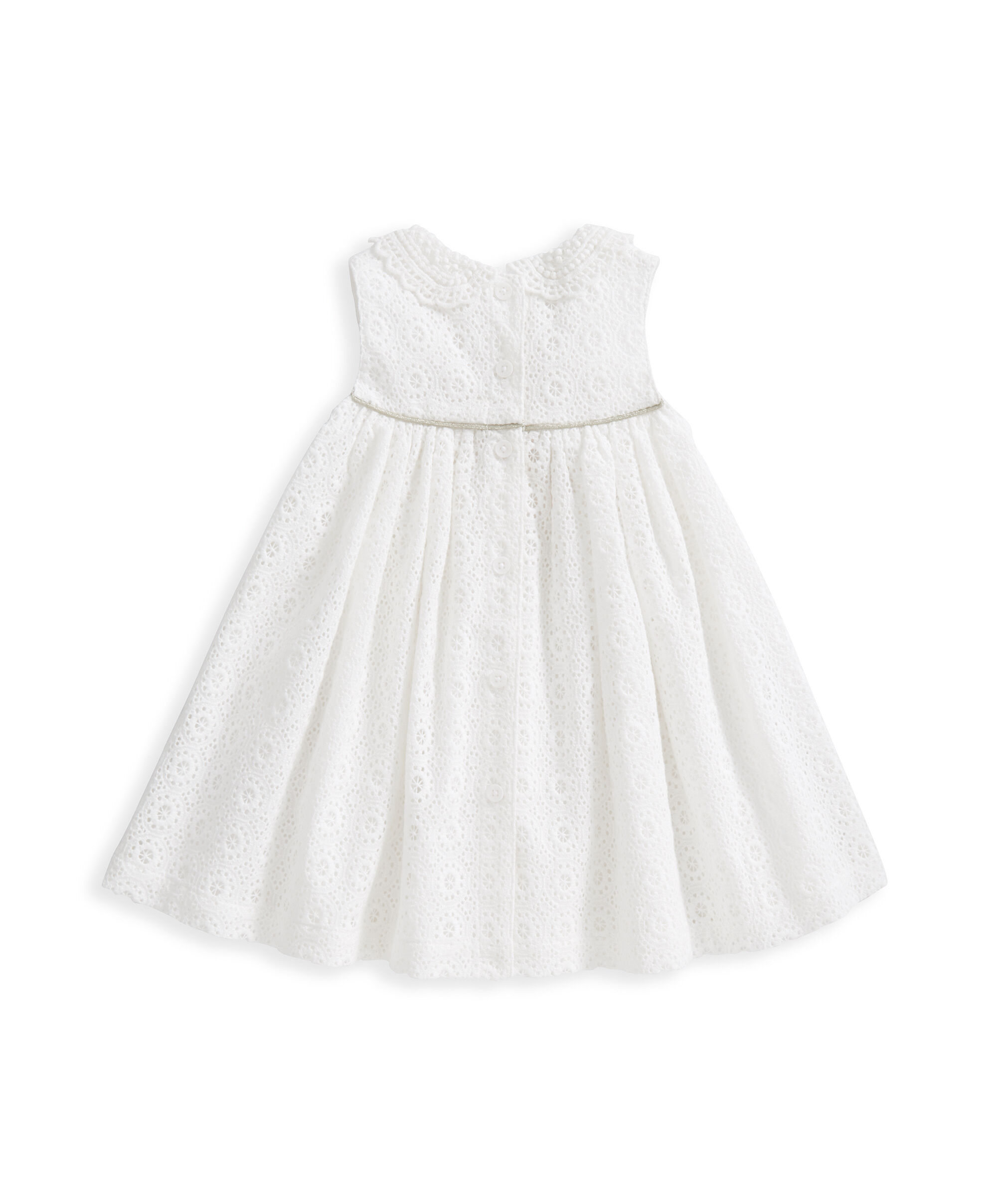 Broderie Lace Collar Dress image number 3