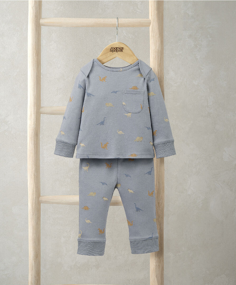 Rodeo Print Pyjamas - Cream image number 1