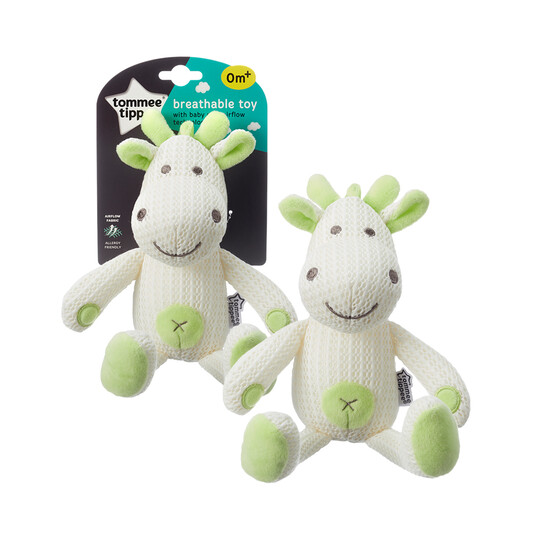 Tommee Tippee Breathable Toy, Jiggy The Giraffe- Green image number 1