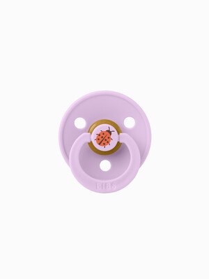 Mamas & Papas BIBS Pacifier Studio Colour 2 PACK Ladybug Latex Size 1 Sage Mix