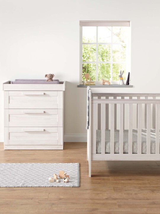 Atlas Cot/Toddler Bed - White image number 3