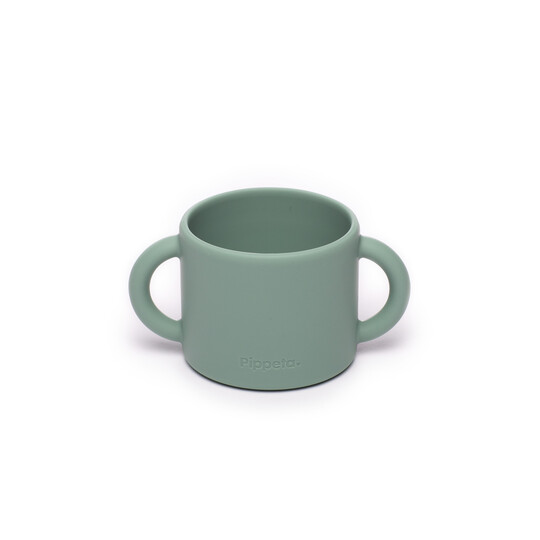 Pippeta Silicone Cup & Straw - Meadow Green image number 2