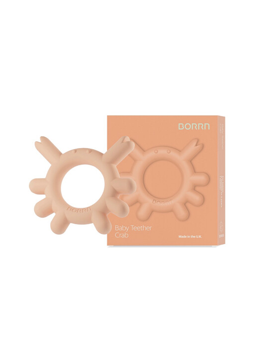 BORRN Silicone BPA Free, Non Toxic Teether - Crab image number 1
