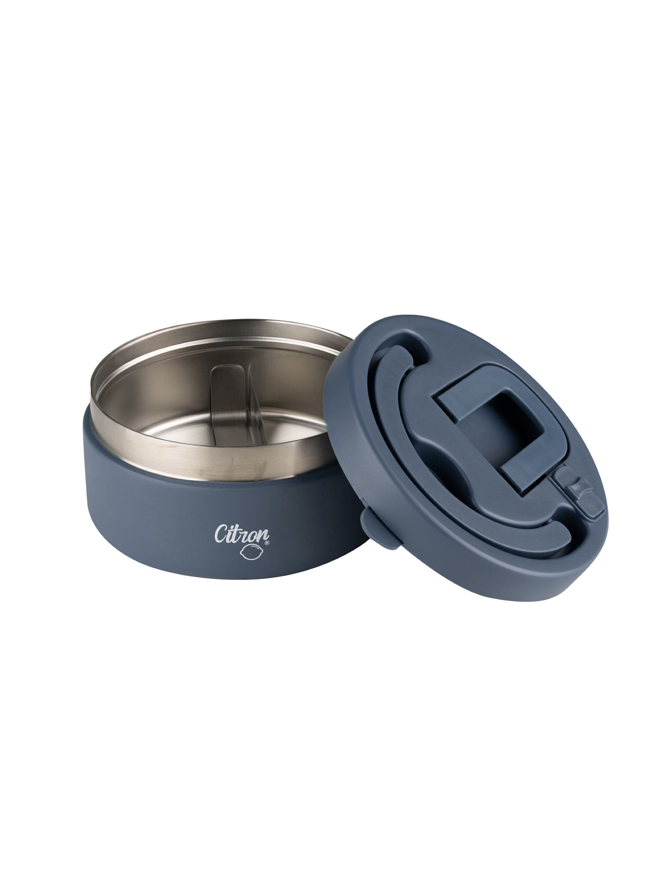 Stainless Steel Food Jar 400ml - Navy Blue image number 1