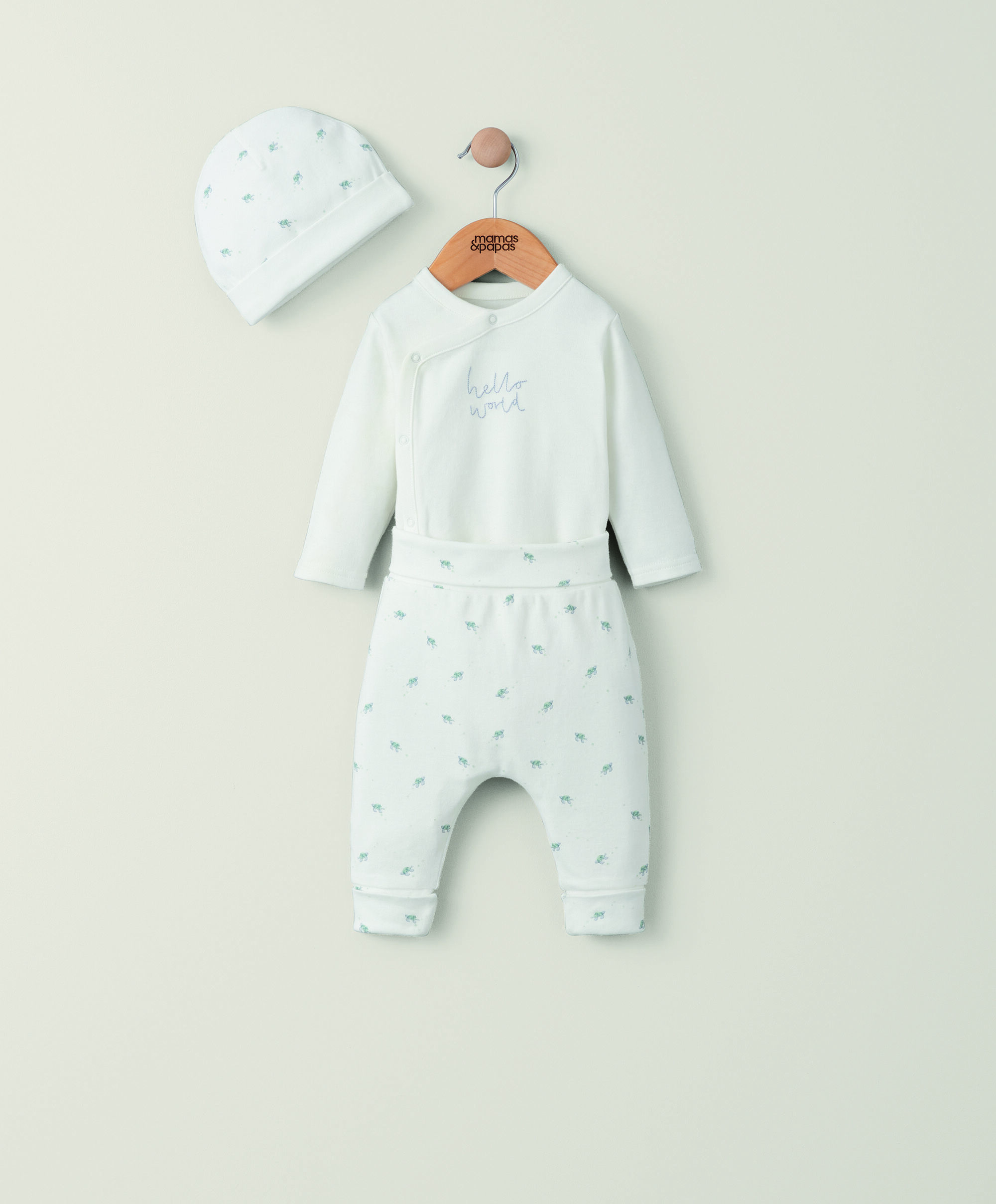 3 Piece Blue My First Outfit Set image number 1