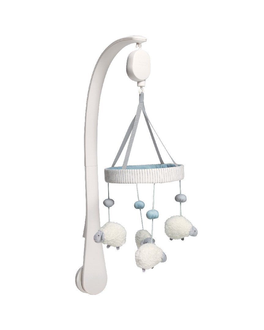 Welcome to the World Sheep Musical Mobile - Blue & White image number 1