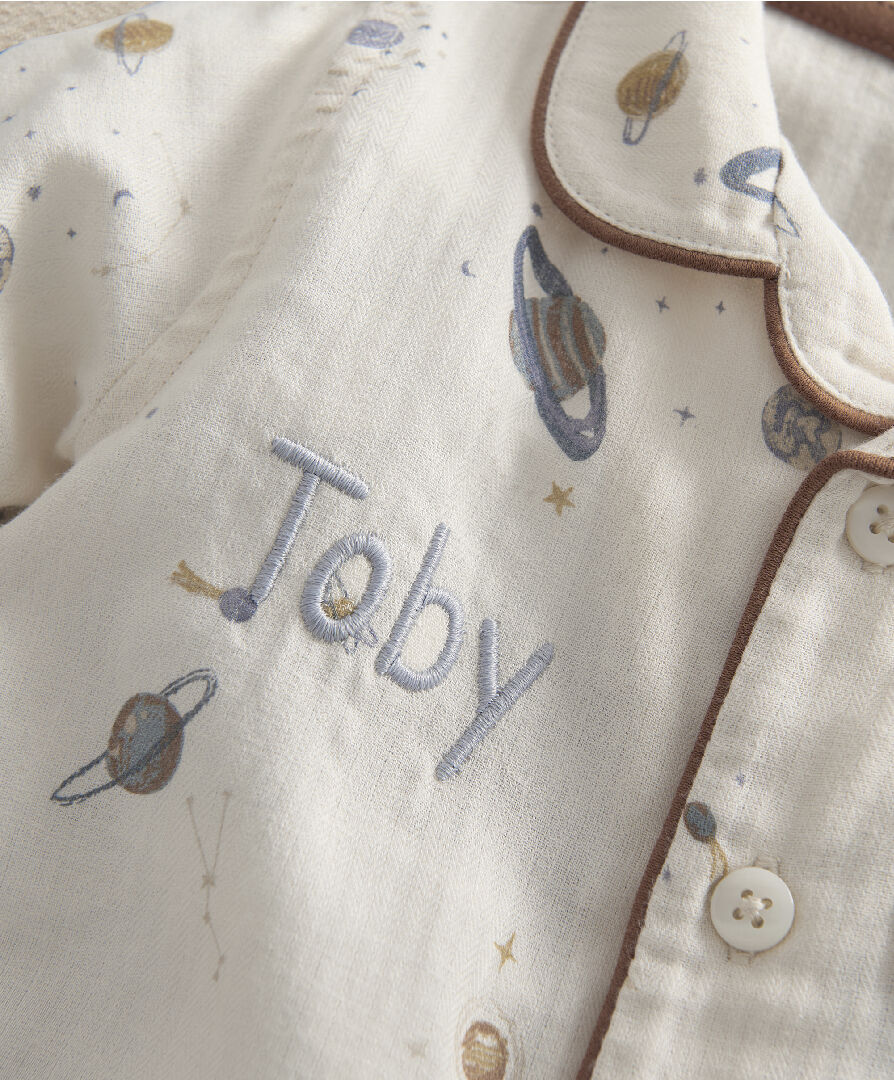 Planets Woven Pyjamas image number 4