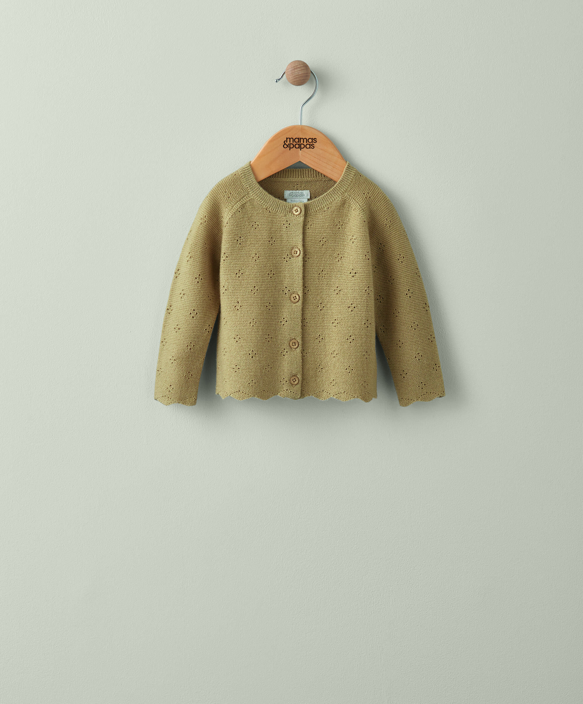 Scallop Hem Cardigan image number 1