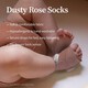 Owlet Baby Monitor Accessory Sock - Dusty Rose image number 5