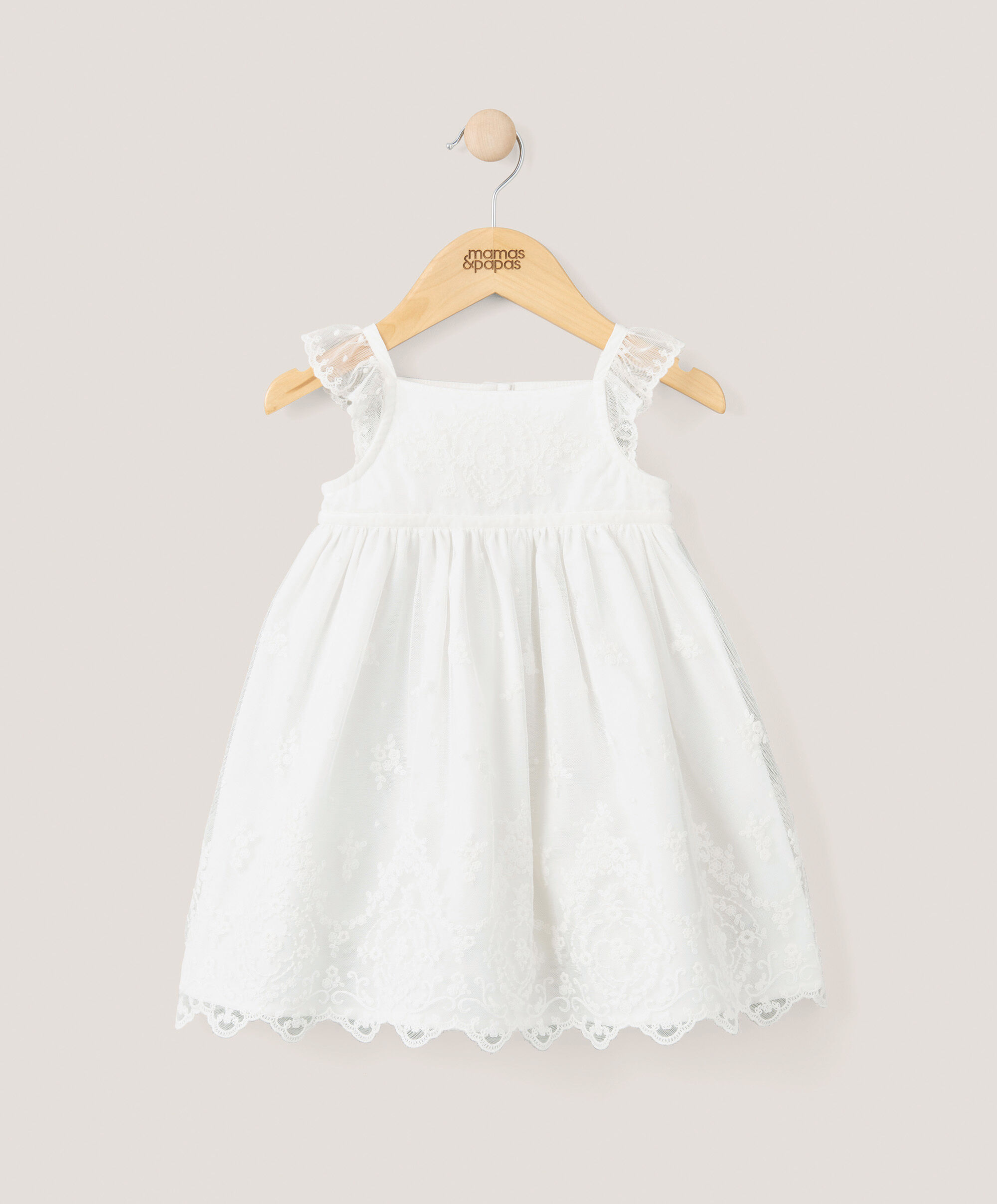 Eid Lace Dress - White image number 1