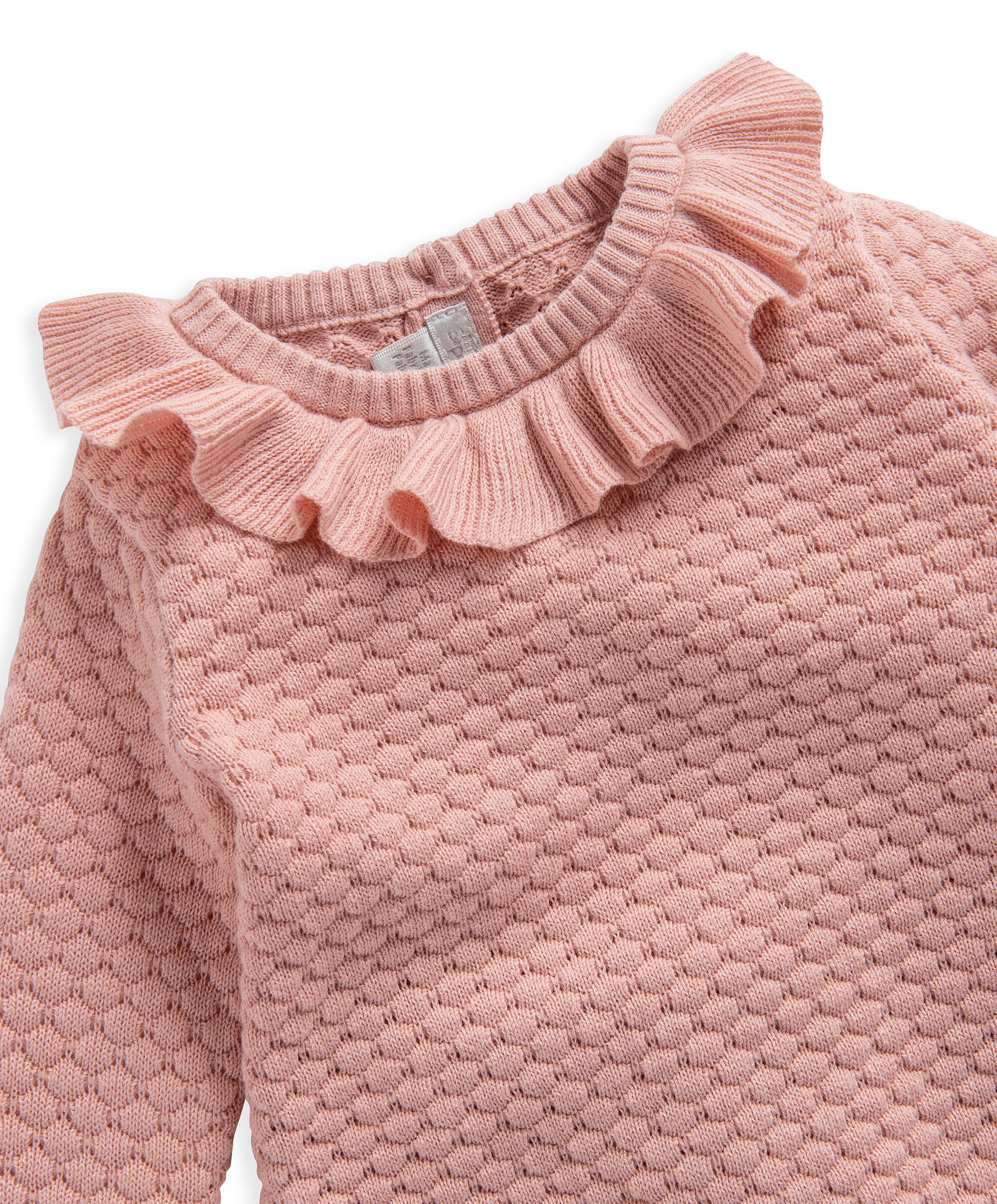 Pink Knitted 2 Piece Set image number 4