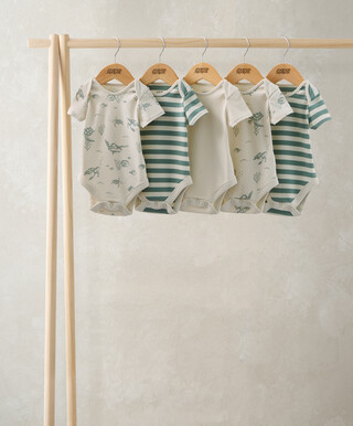 Under the Sea Short Sleeve Bodysuits (Pack of 5)