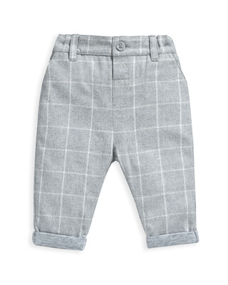 Grey Check Trouser