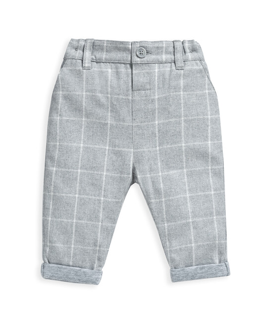 Grey Check Trouser image number 1