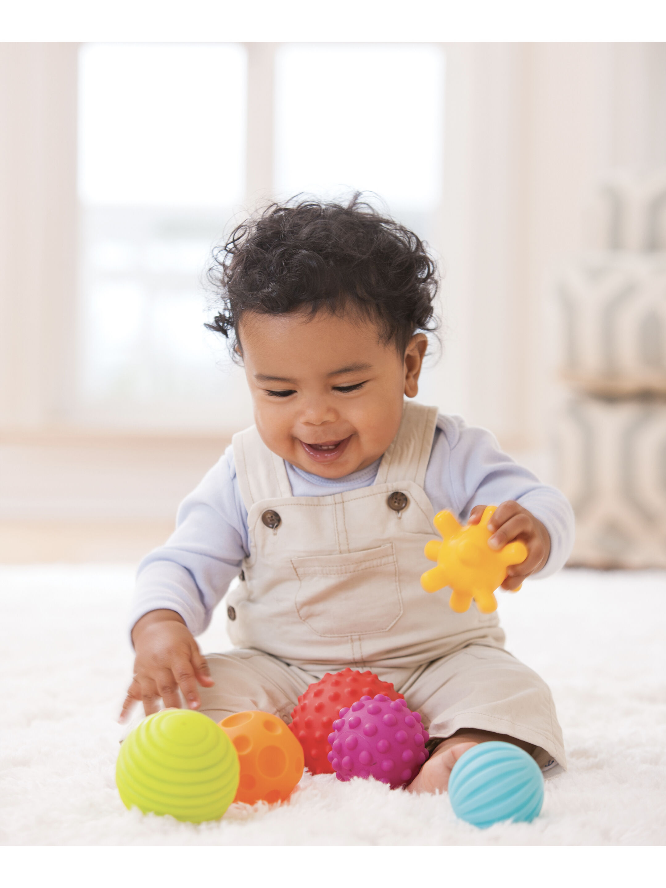 Infantino Textured Multi Ball Set - 6 Piece