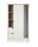 Harwell 4 Piece Cotbed with Dresser Changer, Wardrobe, and Essential Pocket Spring Mattress Set- White image number 20