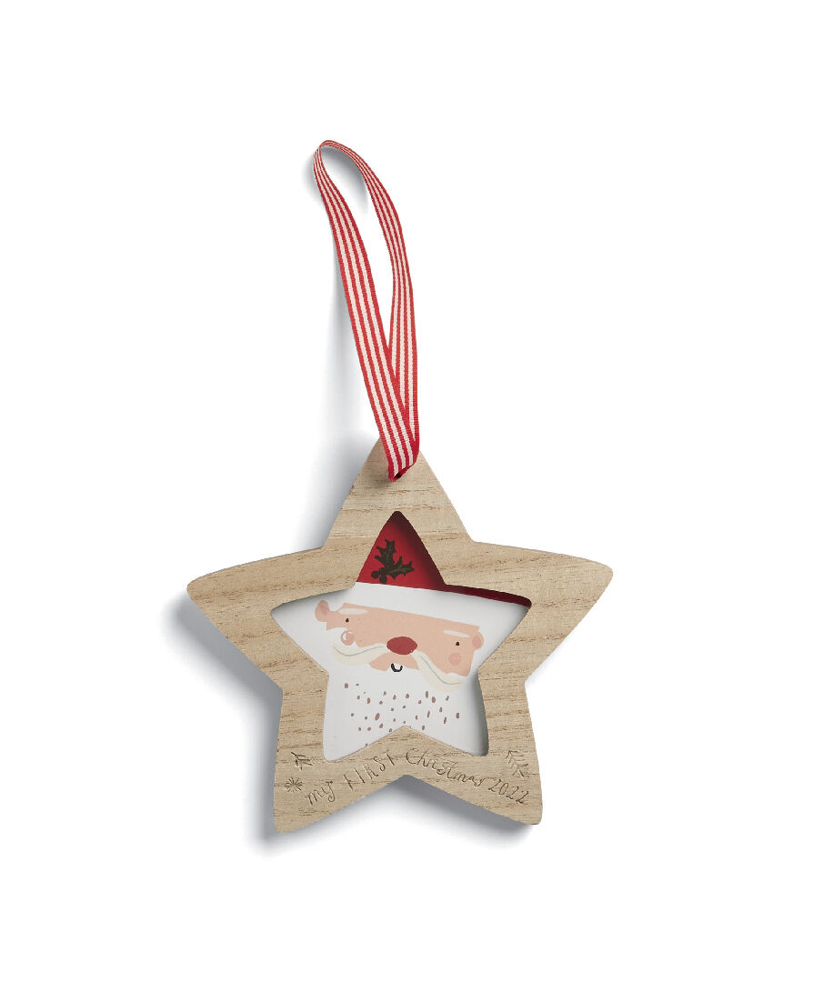 Wooden Star Picture Frame